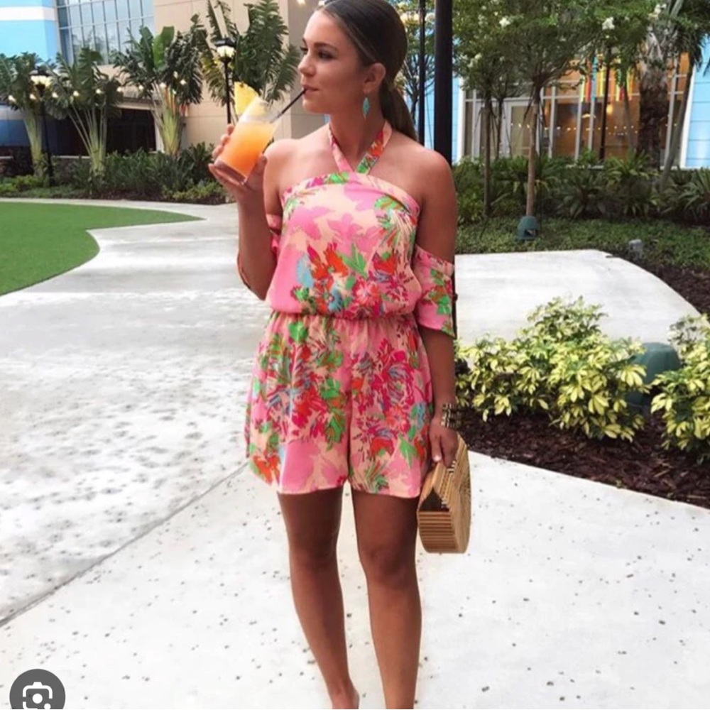 NWT Gianni Bini Floral Romper